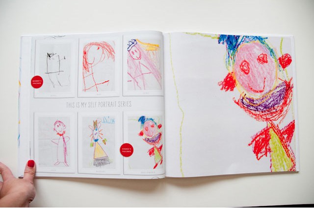 photo book of kids art